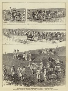 Afghanistan, Mountain Batteries of the Anglo-Indian Army on the Frontier by Alfred Chantrey Corbould
